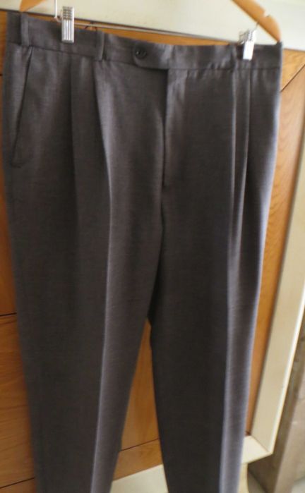 Calças clássicas, Cinzentas, Nº 48 - Usadas 1 vez