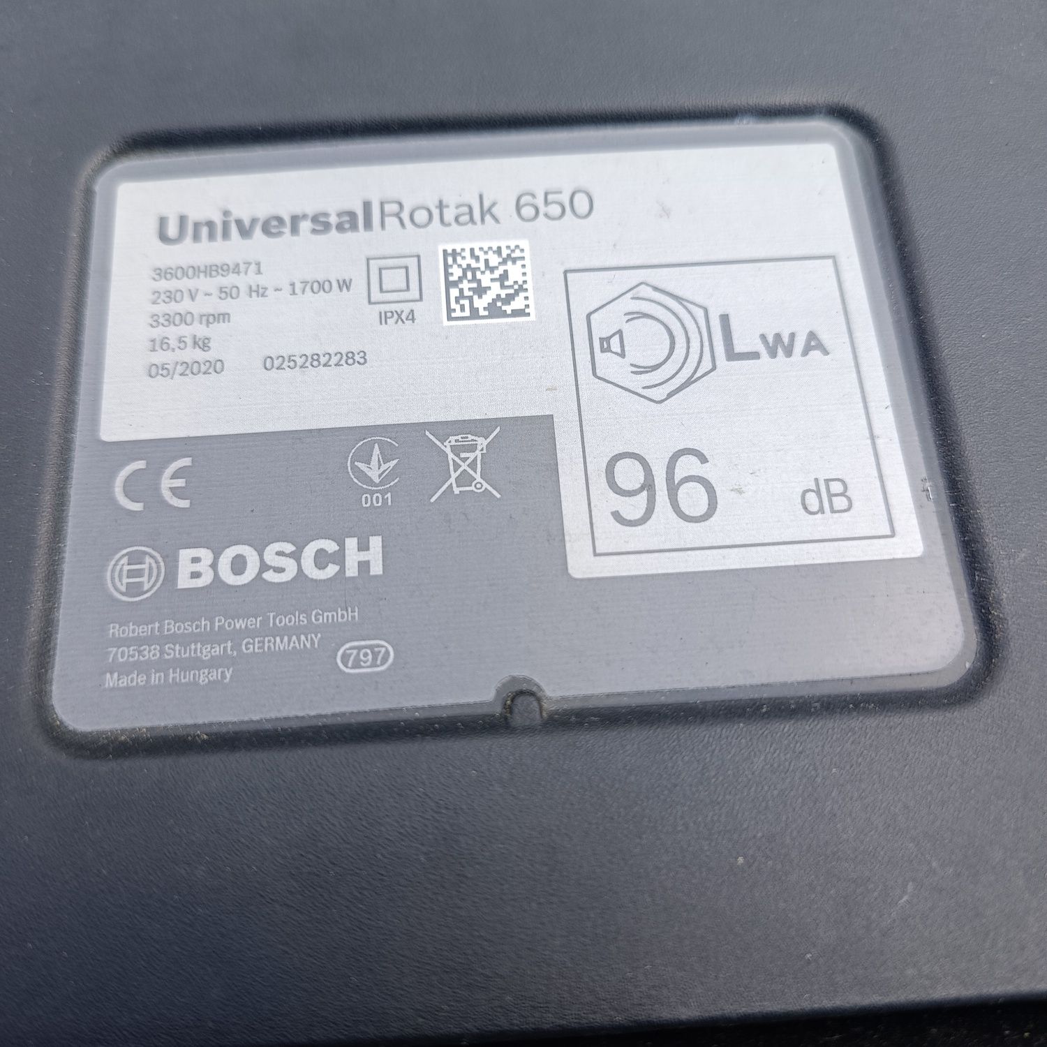 Kosiarka elektryczna Bosch rotak uniwersal 650