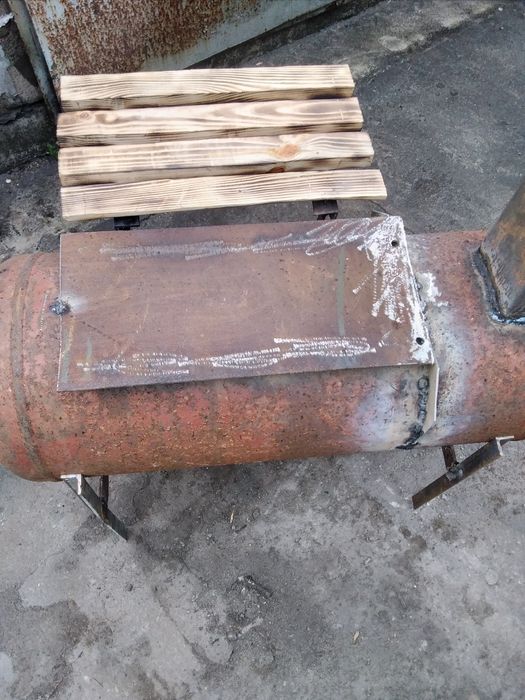 Буржуйка из баллона