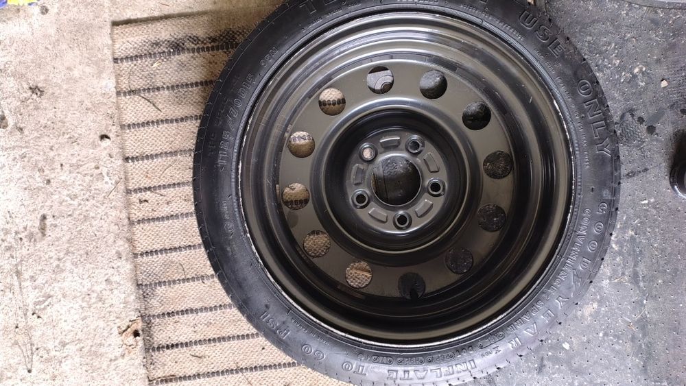 Koło zapasowe , dojazdowe