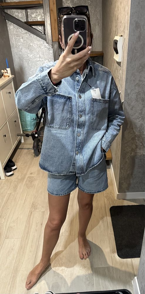 Крута  джинсова сорочка Zara