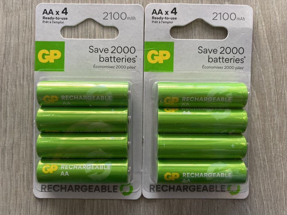 8x Akumulatorki GP AA R6 2100mAh Okazja