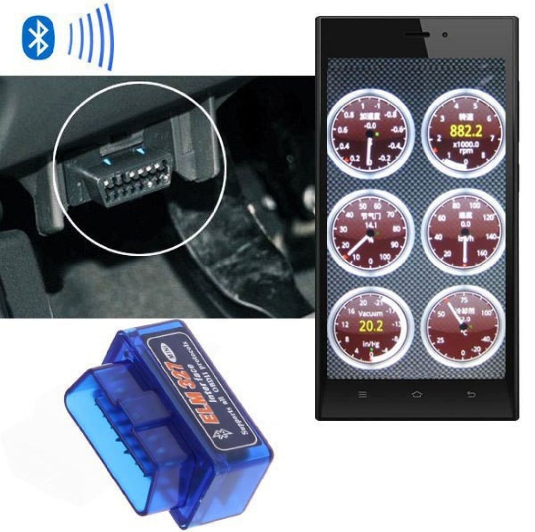 Розпродаж! 120 грн.Діагностичний сканер ELM327 v2.1 Bluetooth OBD2