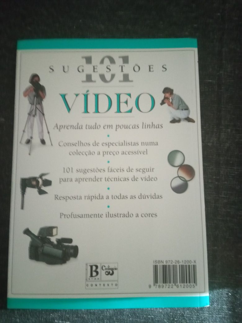 Livro Fotografia Antigo e Livro Vídeo Novo