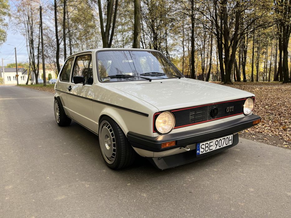 VW Golf MK I 1 GTI 1.8 Turbo cult oldschool klasyk śląsk