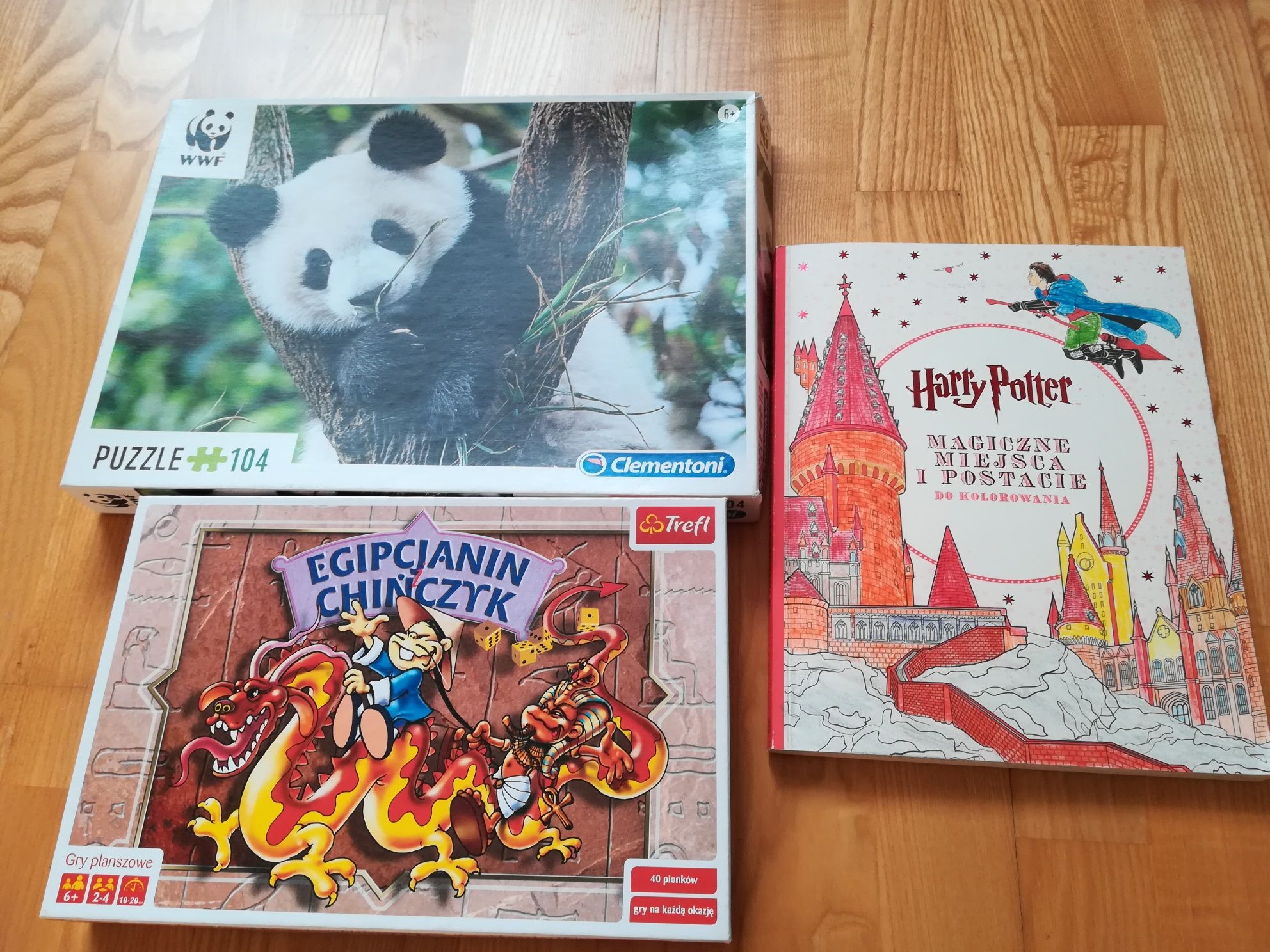 Puzzle, gra, malowanka Harry Potter