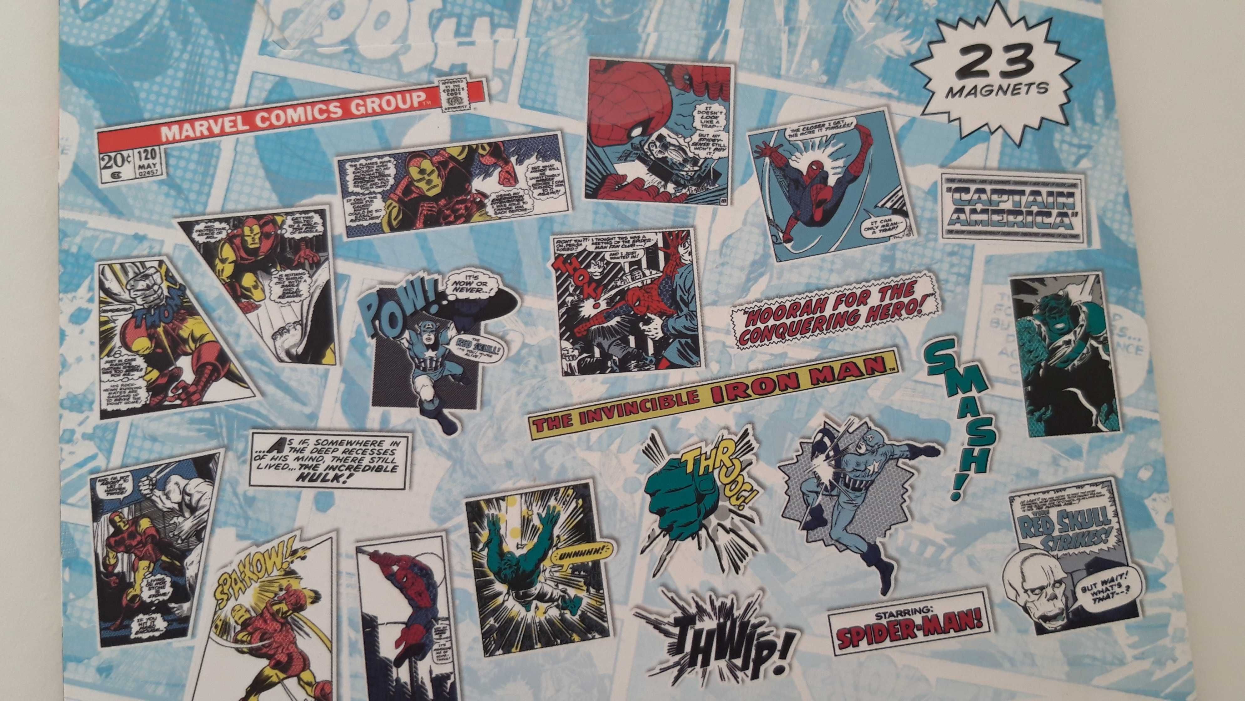 Conjuntos de imanes MARVEL Comics - Artigo NOVO.