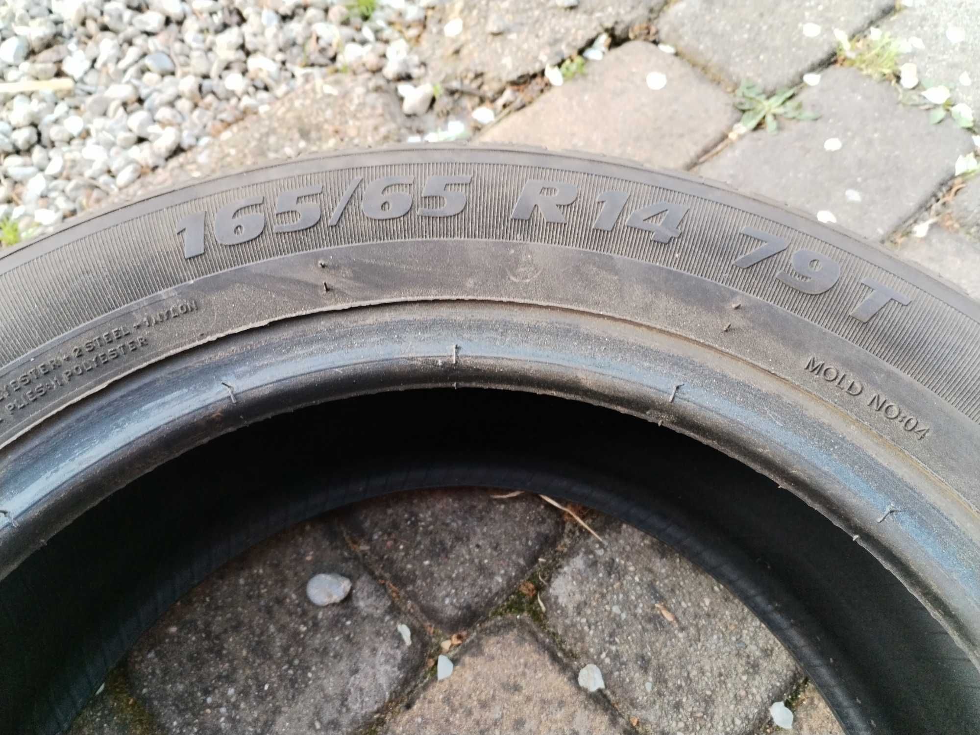 Opony letnie 165/65 r14 z felgami stalowymi