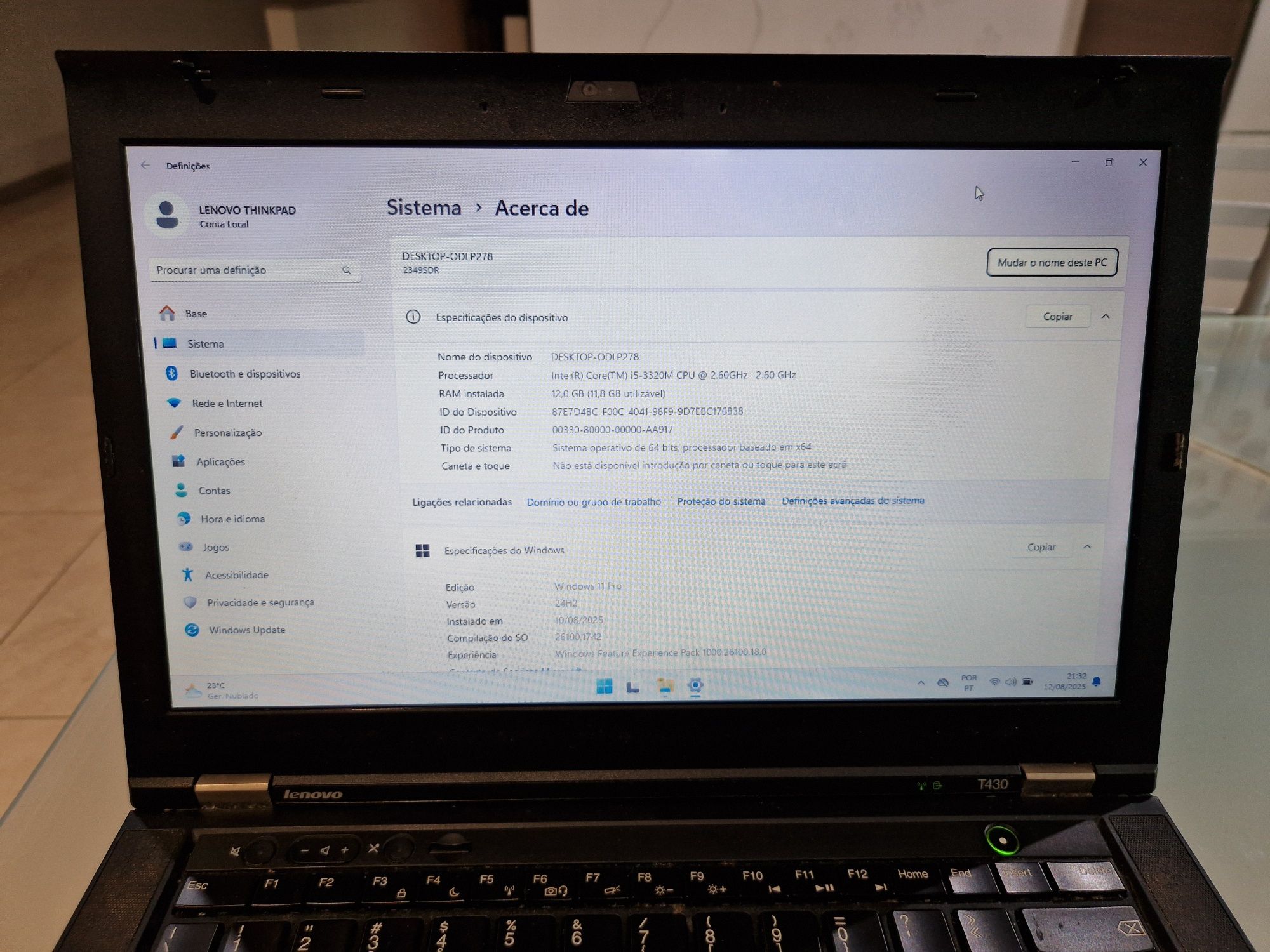 Lenobo Thinkpad T430 Core i5