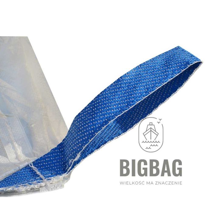 Nowy Big Bag worek 90x90x120cm(+/- 3cm) TONA otwarty