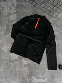 Стильный мужской поло свитшот Nike Деми кофта худи Найк  черный