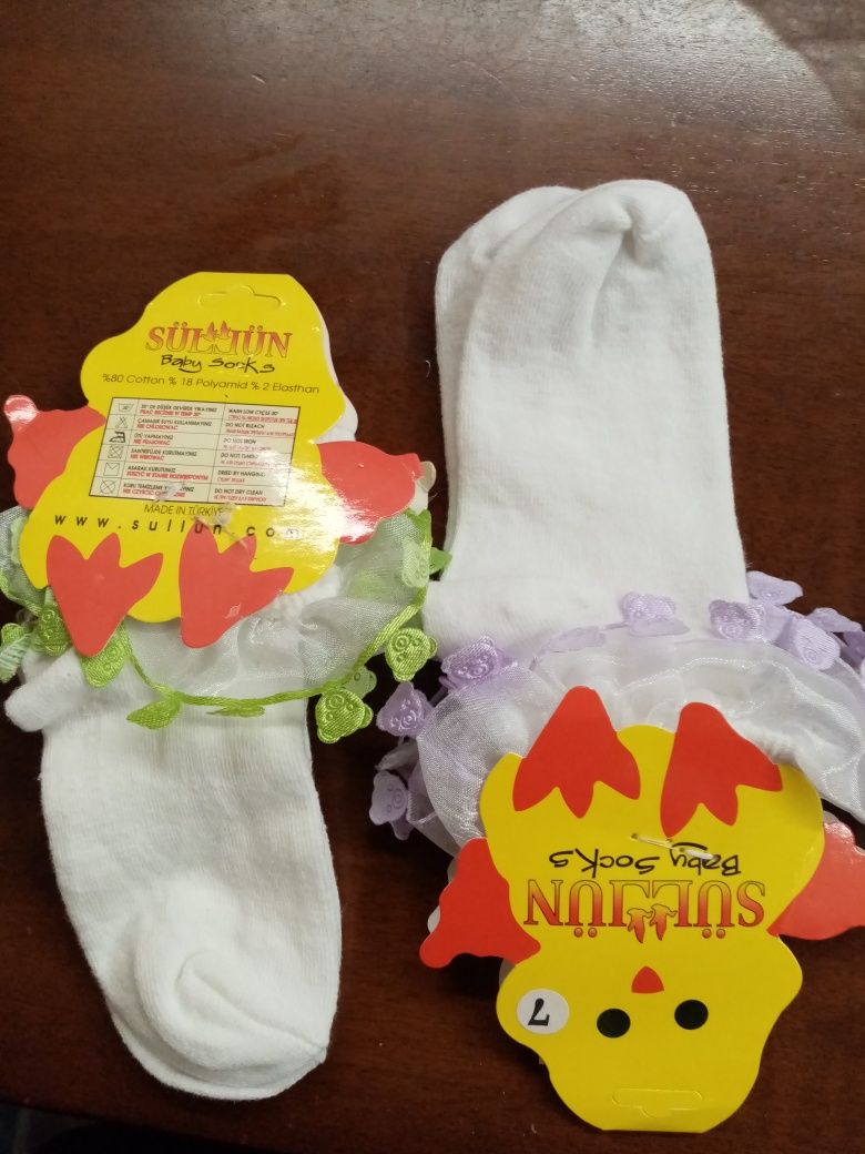Детские носки для новорождённых, шкарпетки дитячі
