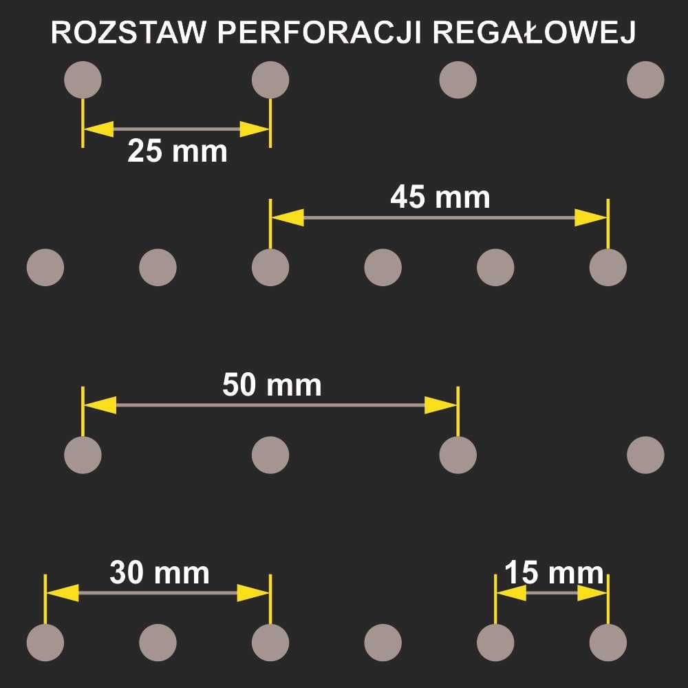 Hak podwójny 200mm 20cm sklepowy regałowy do perforacji ocynk NOWY