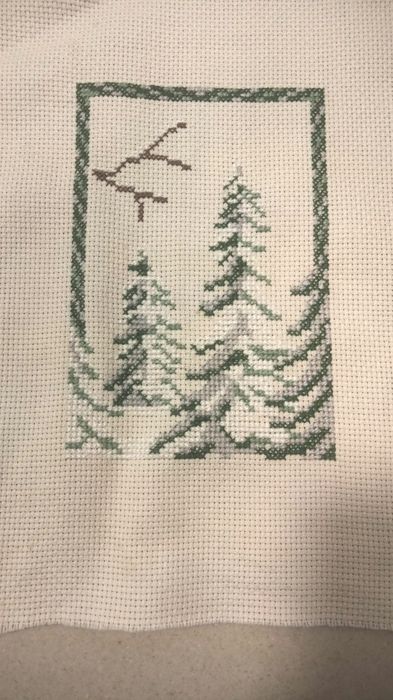 Bordado de ponto de cruz (quadro)