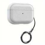 Etui AirPods Pro 2 - białe imitacja skóry - mocne odporne na uderzenia