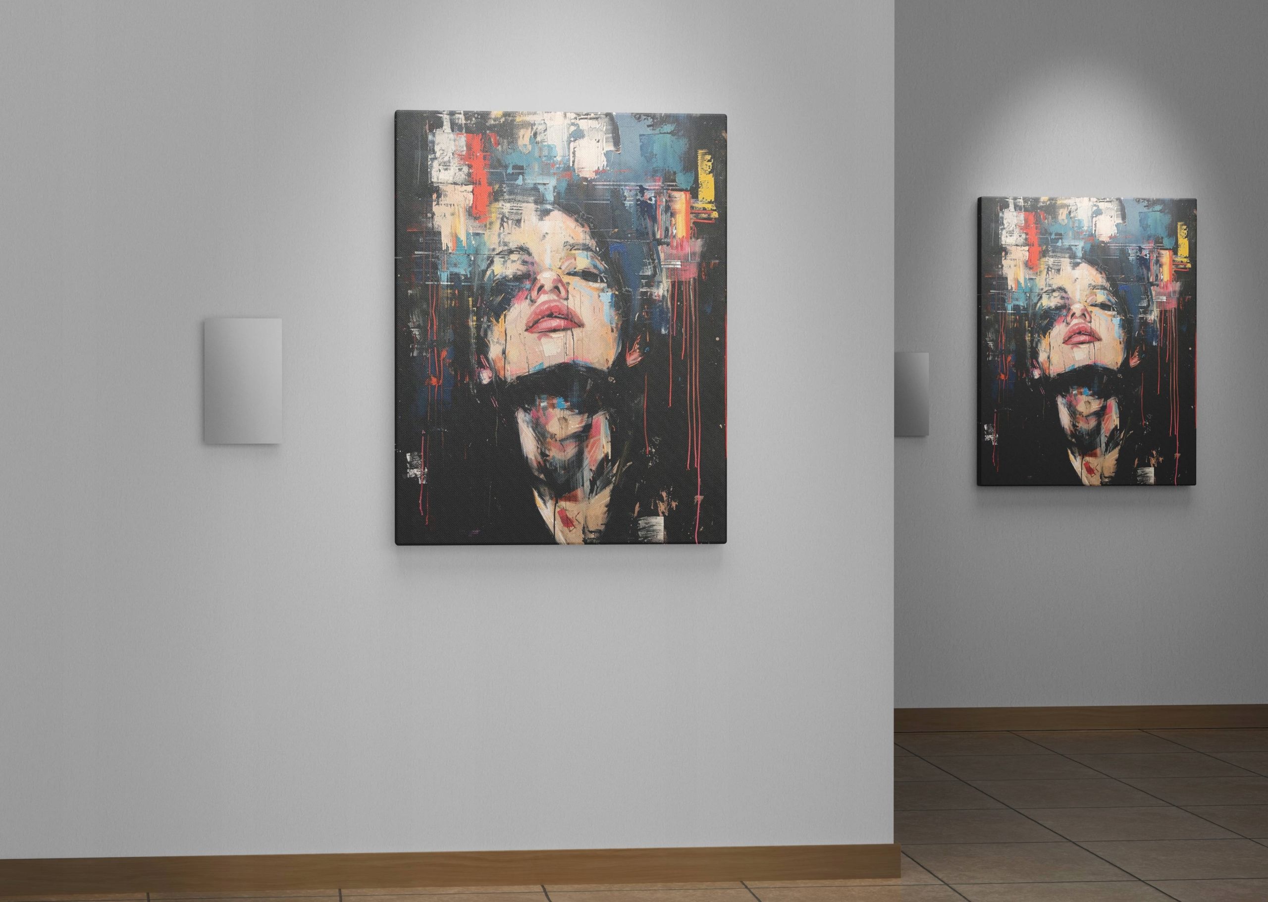 Obraz na płótnie Kobieta sztuka nowoczesna do domu pokoju salonu 45x60