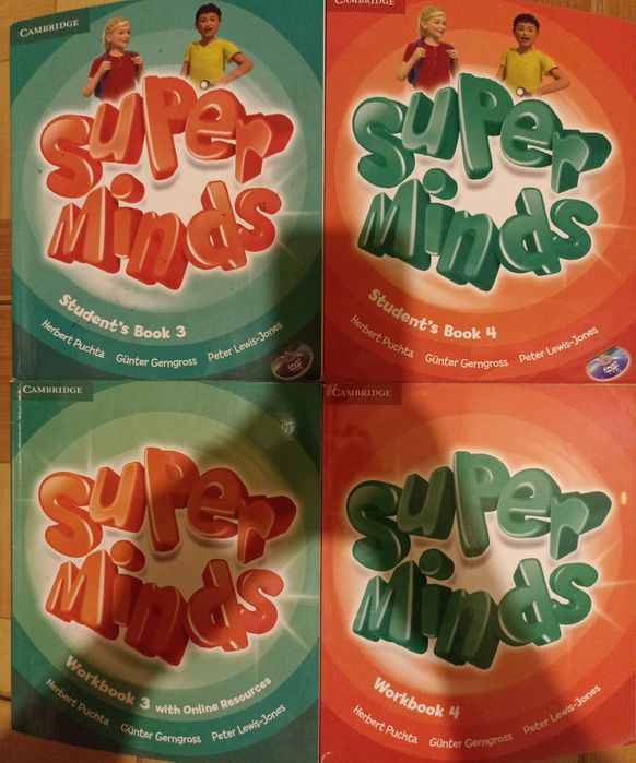 Super minds 3,4 підручник з англійської
