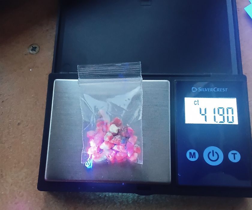 Oportunidade  Unica de Rubis Naturais em bruto  41,10 Quilates