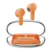 Słuchawki Bluetooth Awei T85 ENC TWS z Stacją Dokującą, Pomarańczowy