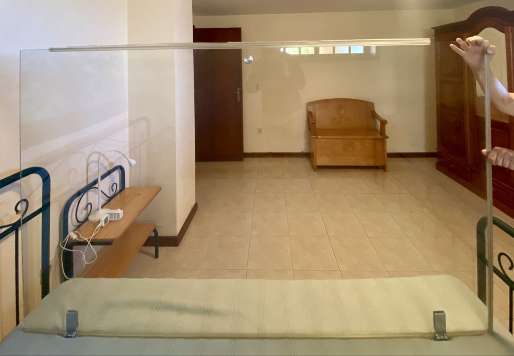 Porta de vidro temperado