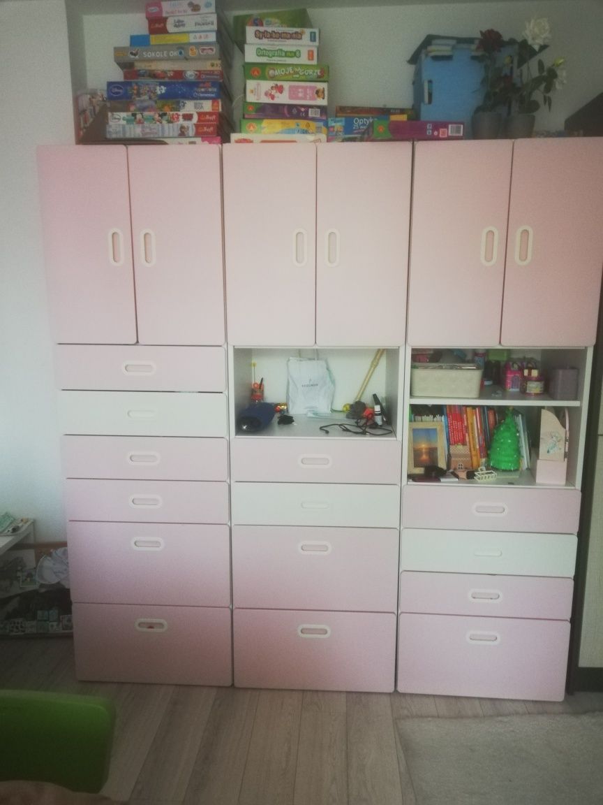 Meble dziecięce szafa Ikea Stuva  dla dziewczynki