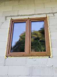 Trzyszybowe okno schüco 130x130