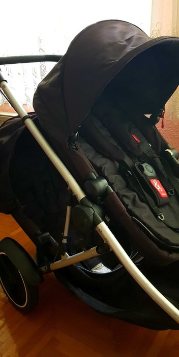 Wózek Phil&Teds Voyager rok po roku, bliźniaczy