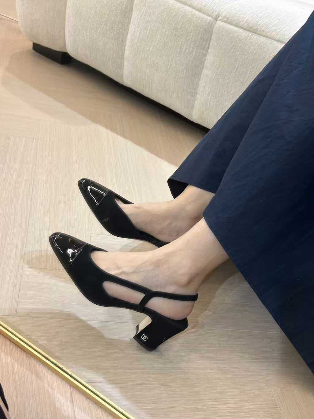 CHANEL, sapatos de salto alto, novos e tamanho sob medida