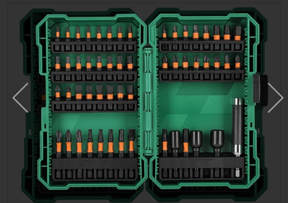 Zestaw bitów udarowych ze stali