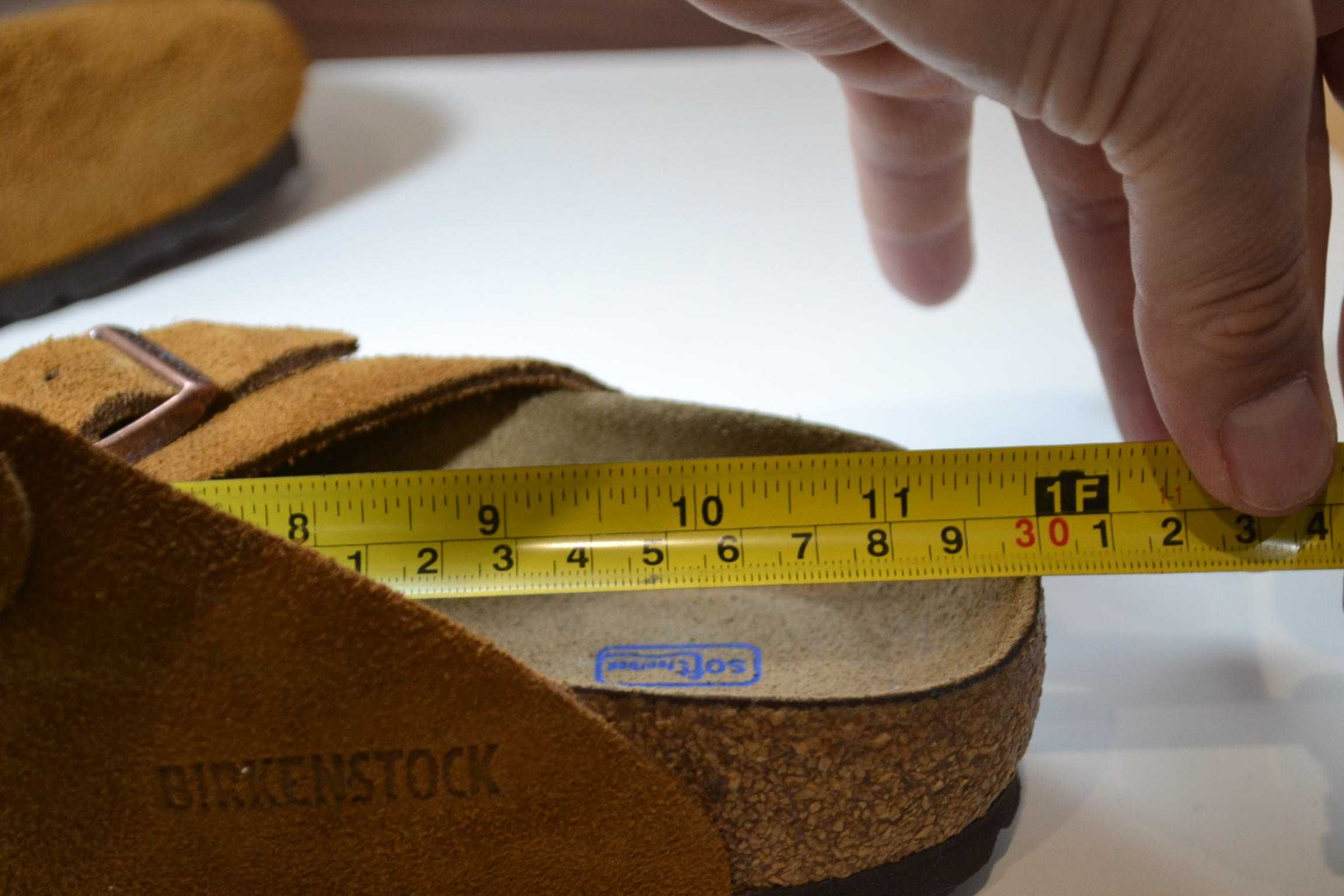 birkenstock 45-46р шлепанцы кожаные оригинал мужские