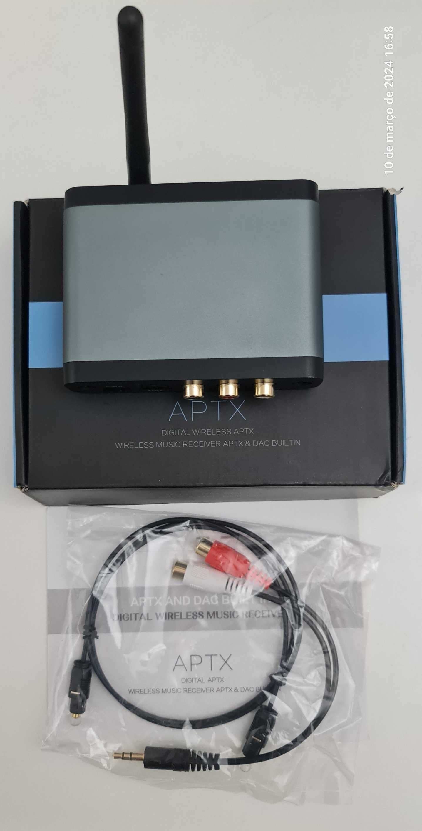 Recetor digital APTX com DAC integrado