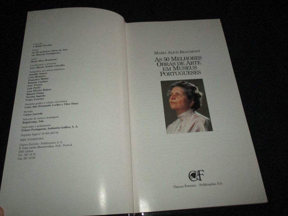 Livro As 50 Melhores obras de Arte em Museus Portugueses