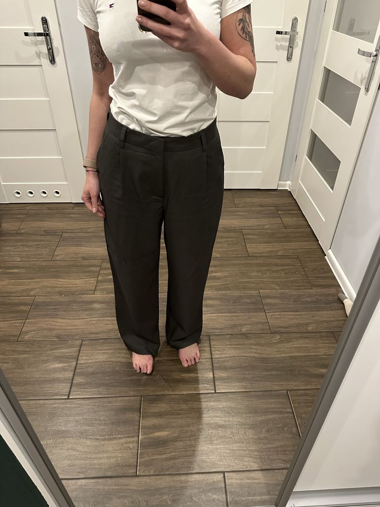 Spodnie z prosta nogawka, H&M