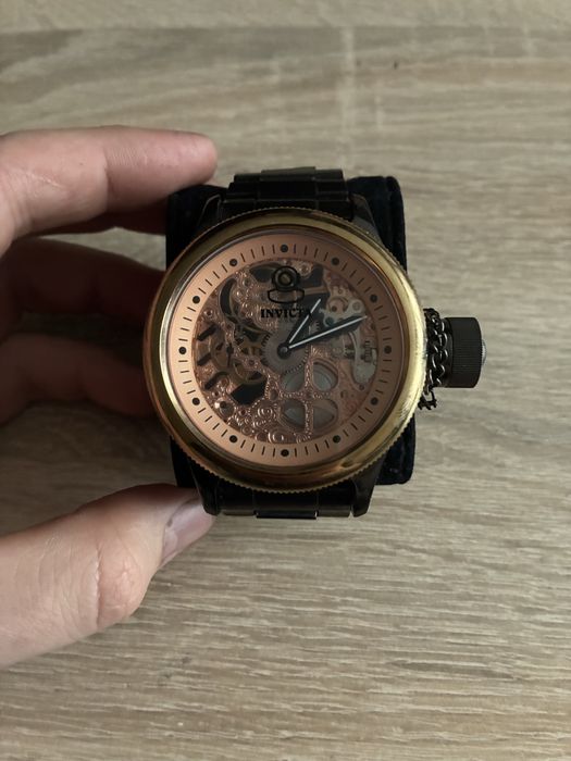 Invicta Russian Diver skeleton