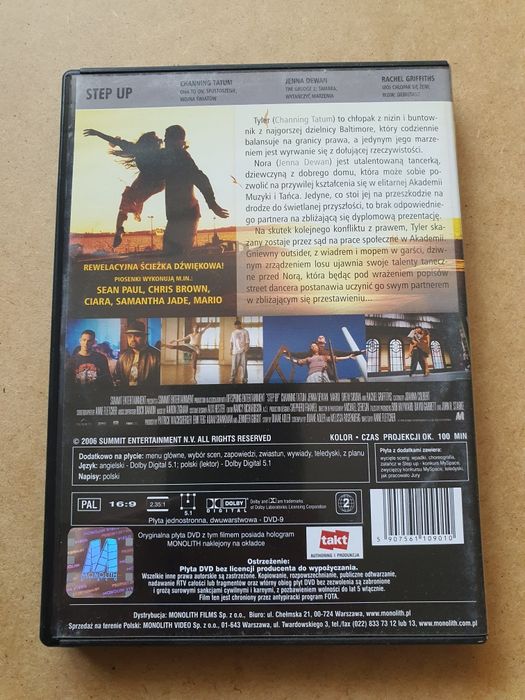 Step Up Taniec Zmysłów Dvd lektor