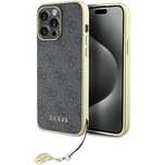 Etui Guess 4G Charms Collection do iPhone 15 Pro Max - szare