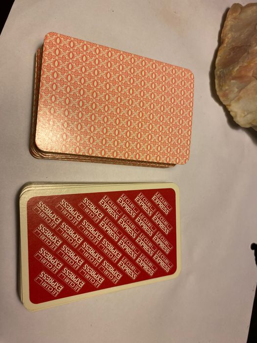Baralho de cartas vintage