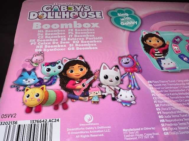Zabawkowe radio, boombox Gabby Dollhouse Nowe