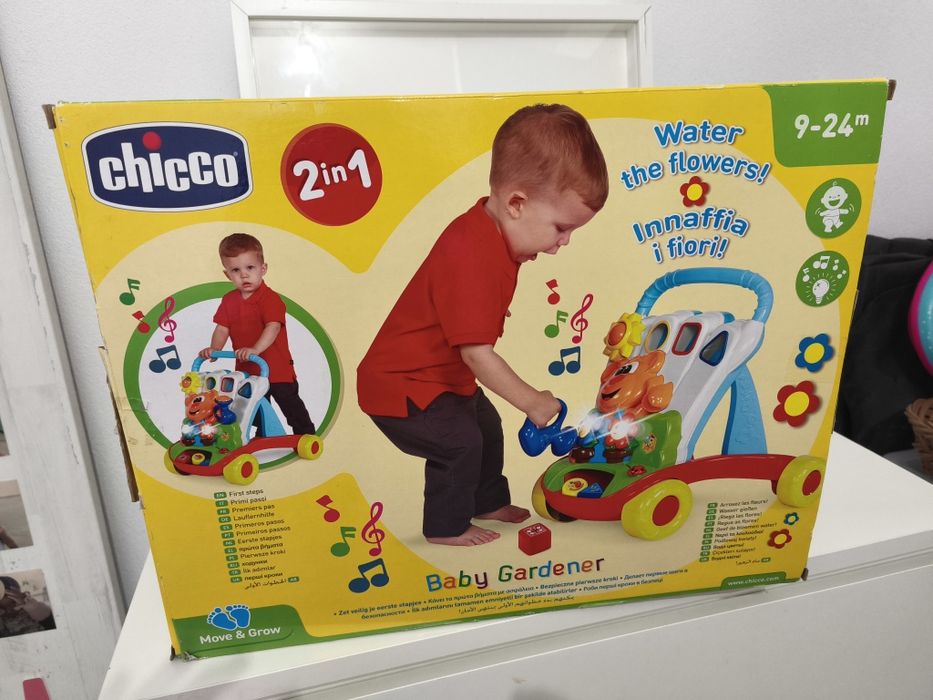 Andador Chicco 2 em 1 Baby Gardener