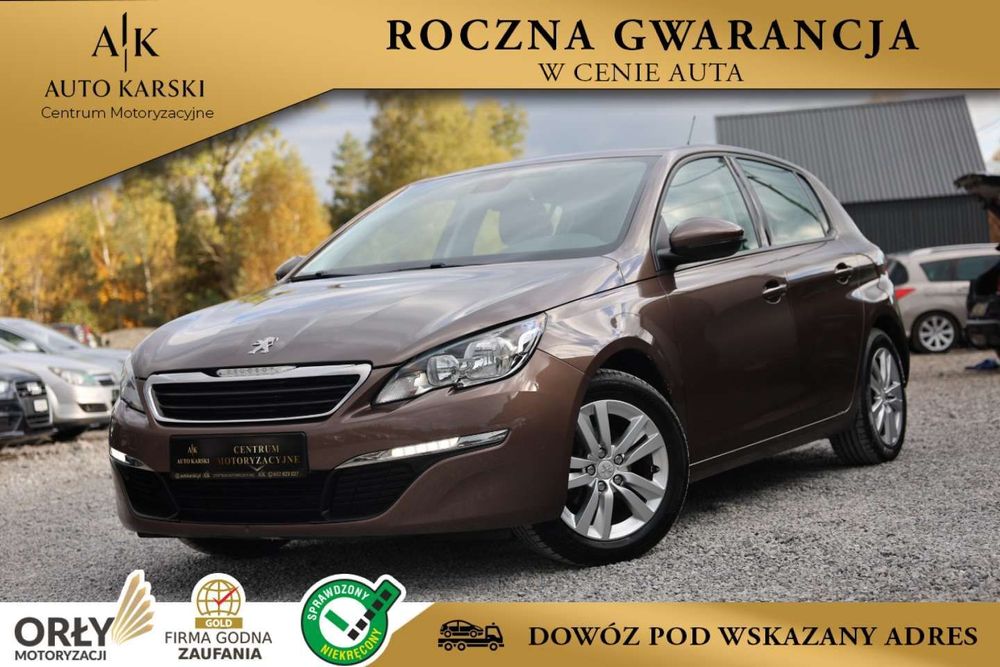 Peugeot 308 1.2 82KM Navi*Klimatronic*Tempomat*Wielofunkcja*Parktronic*ESP*ABS