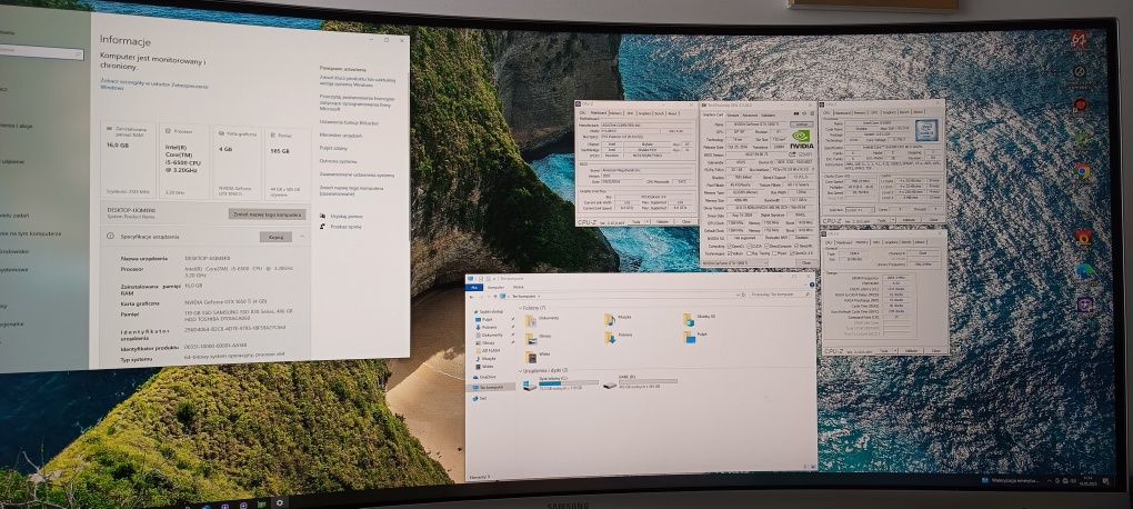 Komputer i5 6500,16gb ddr4 Asus Cerberus GTX 1050 ti SSD+HDD