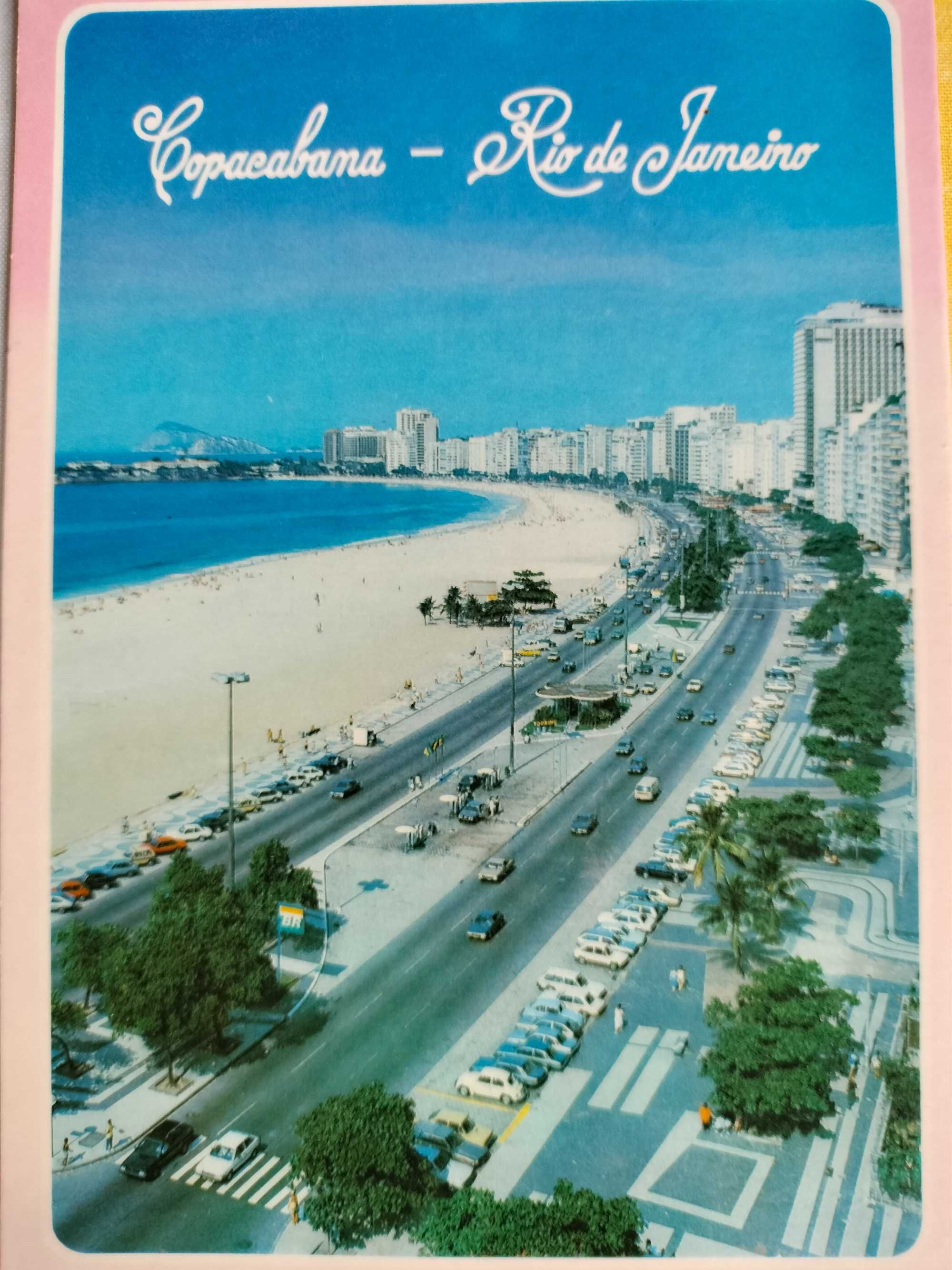 Conjunto 5 Lindíssimos Cartões Postais Vintage Rio de Janeiro