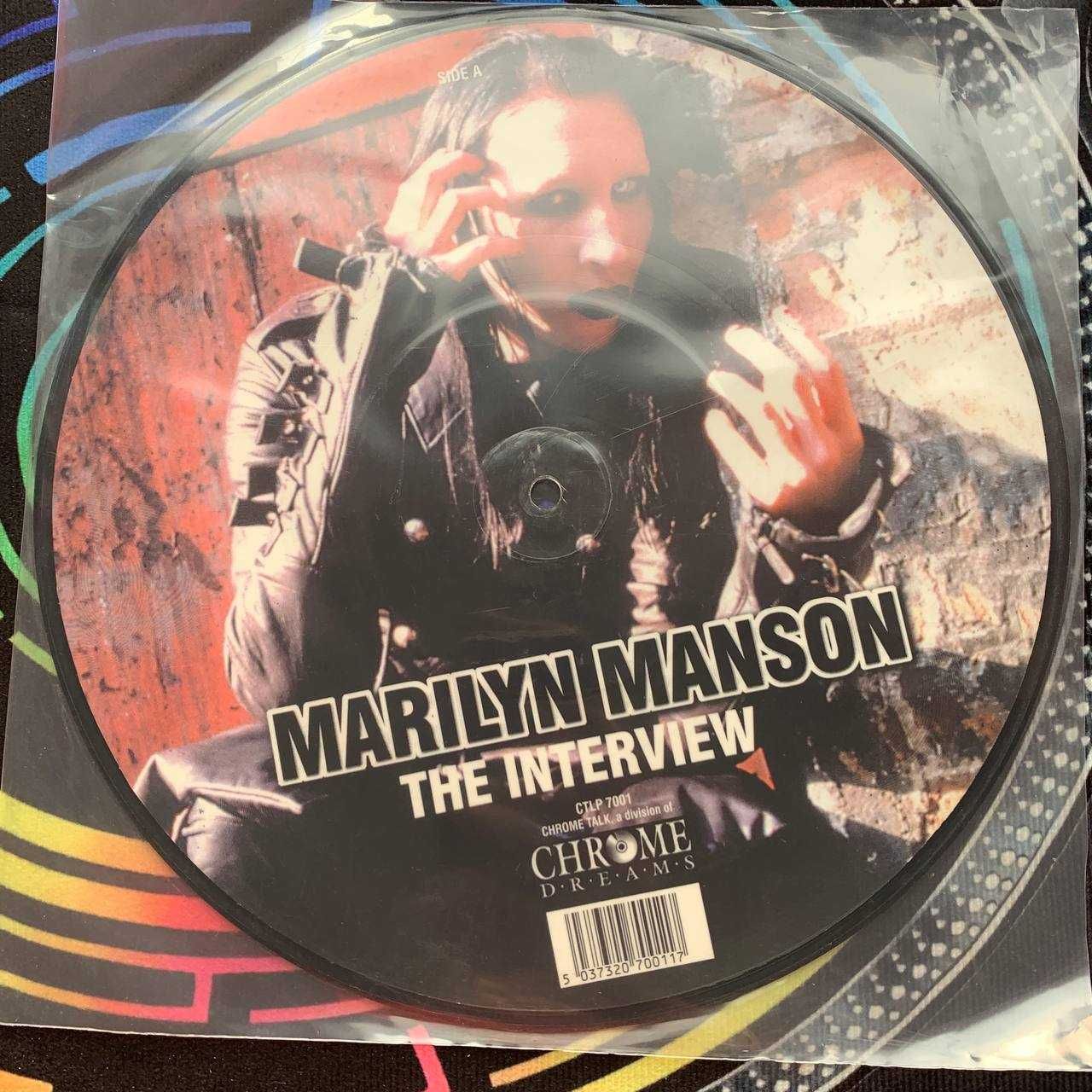 LP NM Marilyn Manson – The Interview (10", 33 ⅓ RPM, Picture Disc)