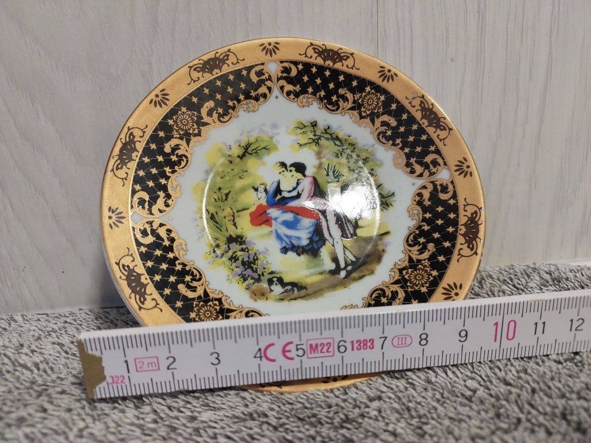 Chińska porcelana talerzyk ręcznie malowany