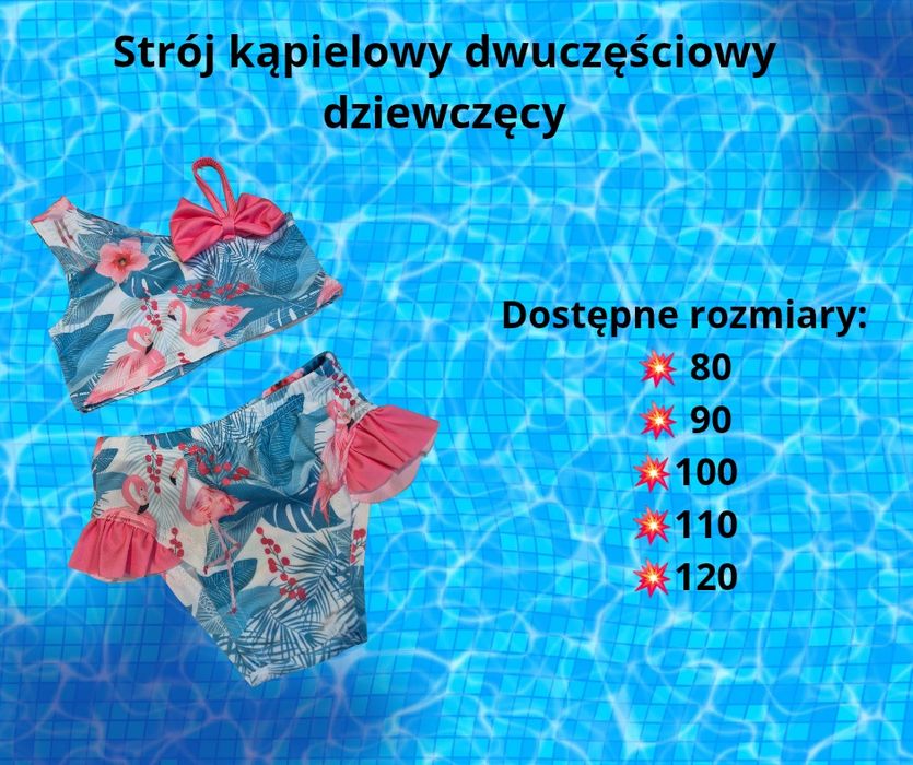 Wiosenna wyprzedaż stroje kąpielowe niemowlęta i dzieci