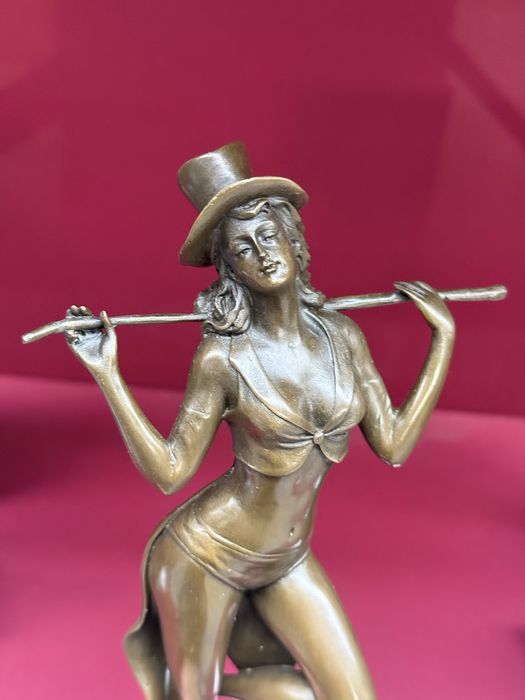 Бронзовая статуэтка, фигурка, скульптура, эротика, мрамор