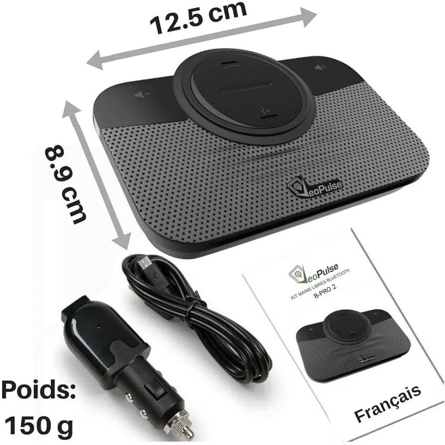 Zestaw głośnomówiący Bluetooth VeoPulse B-PRO 2 z oświetleniem i autom