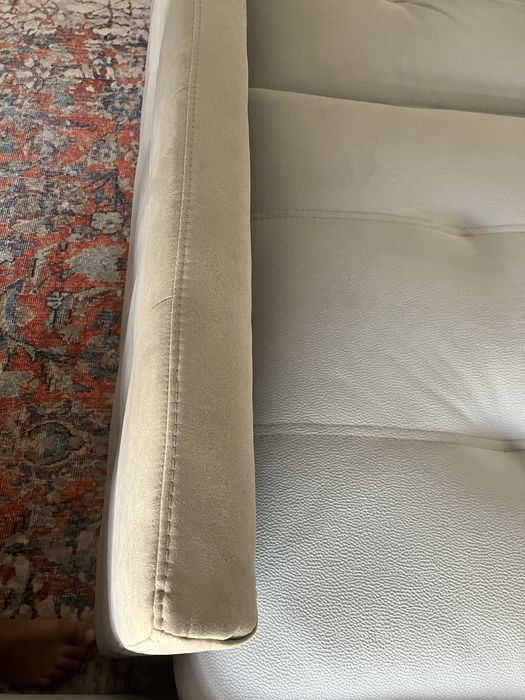 Cabeceira de cama (nova)cor cinza/beje clarinho