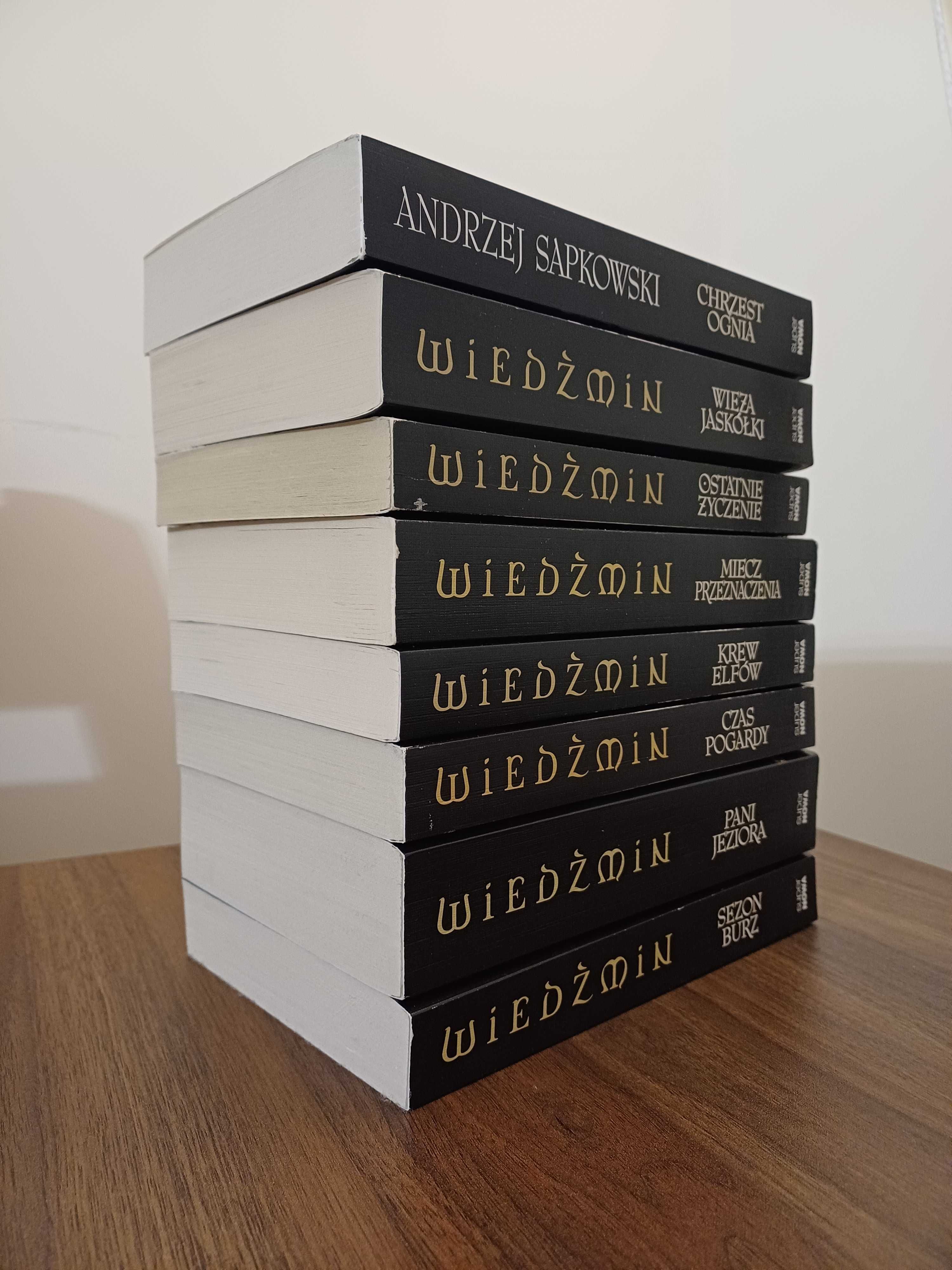Andrzej Sapkowski Wiedźmin Tom 1-8
