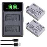 LP-E5 1800mAh p/ Canon - Baterias e/ou Carregador Duplo (NOVOS)